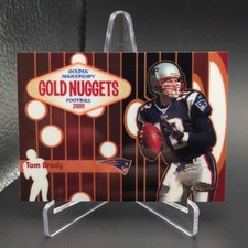 2005 Topps Chrome Football Golden Anniversary Tom Brady Gold Nuggets #GN4