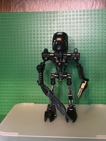 LEGO Bionicle Shadow Toa Mata Tahu 8534 Black Kanohi Hau Custom Blackout Moc