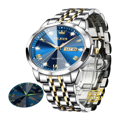 Herrenuhr Edelstahl 316L Luminous Wasserdicht Business Kleid