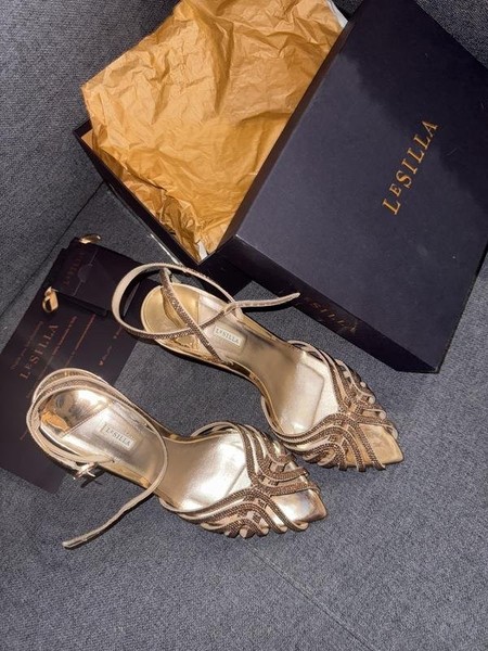Women Le Silla Heels Gold 40