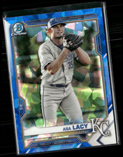 Asa Lacy - 2021 Bowman Draft Sapphire Card BDC-158 Kansas City Royals