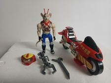 Biker Mice From Mars Vinnie With Radical Rocket Sled 100% Complete