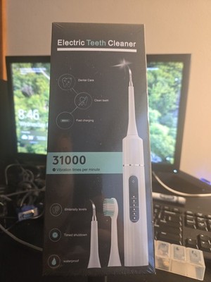 Ultrasonic Tooth Cleaner Kit Dental Plaque Calculus Stain Remover Teeth Cleaning