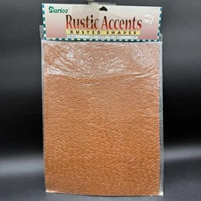 Rustic Accents Rusted 1 Pc 9x12 Tin Sheet Darice for Craft DIY NIP Scroll Doll
