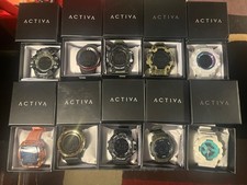 LOT OF 10 INVICTA ACTIVA DIGITAL WATCHES WITH LOCKING STORAGE CASE HOLDS 18 NEW