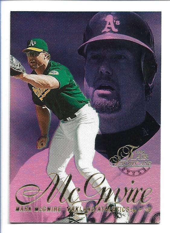 Mark McGwire 1997 Flair Showcase Row 2 #52 - Oakland Athletics