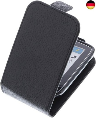Tasche kompatibel mit Abbott Freestyle Libre 2 Hülle Flip Style schwarz