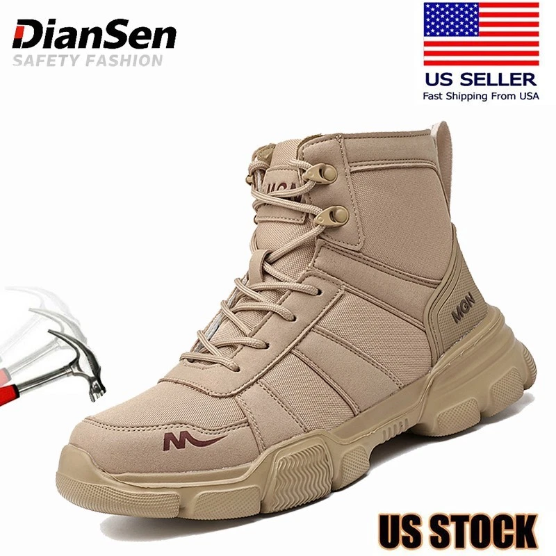 Mens Work Shoes Steel Toe Indestructible Work BootsAnti-smash Lace Up Work Boots
Opens in a new wind
