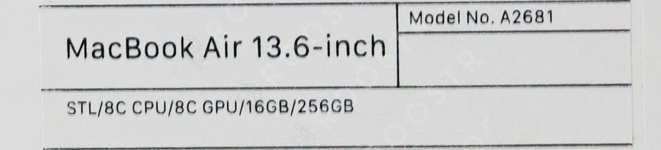 Apple MacBook Air 13" M2 8-Core 16GB RAM 256GB SSD 2022 Starlight • BRAND NEW - Image 3 of 3