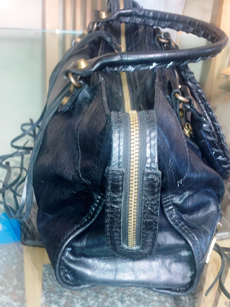 BEAUTIFUL original BALENCIAGA PARIS N°1669B City bag Small Black