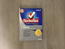 Brand New Turbotax    Deluxe Federal &state Returns Plus Federal E File