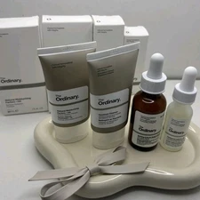 Set of 4 The Ordinary Hyaluronic Acid 2%, Serum, Moisturizer 30ml each ＆ B5 15ml