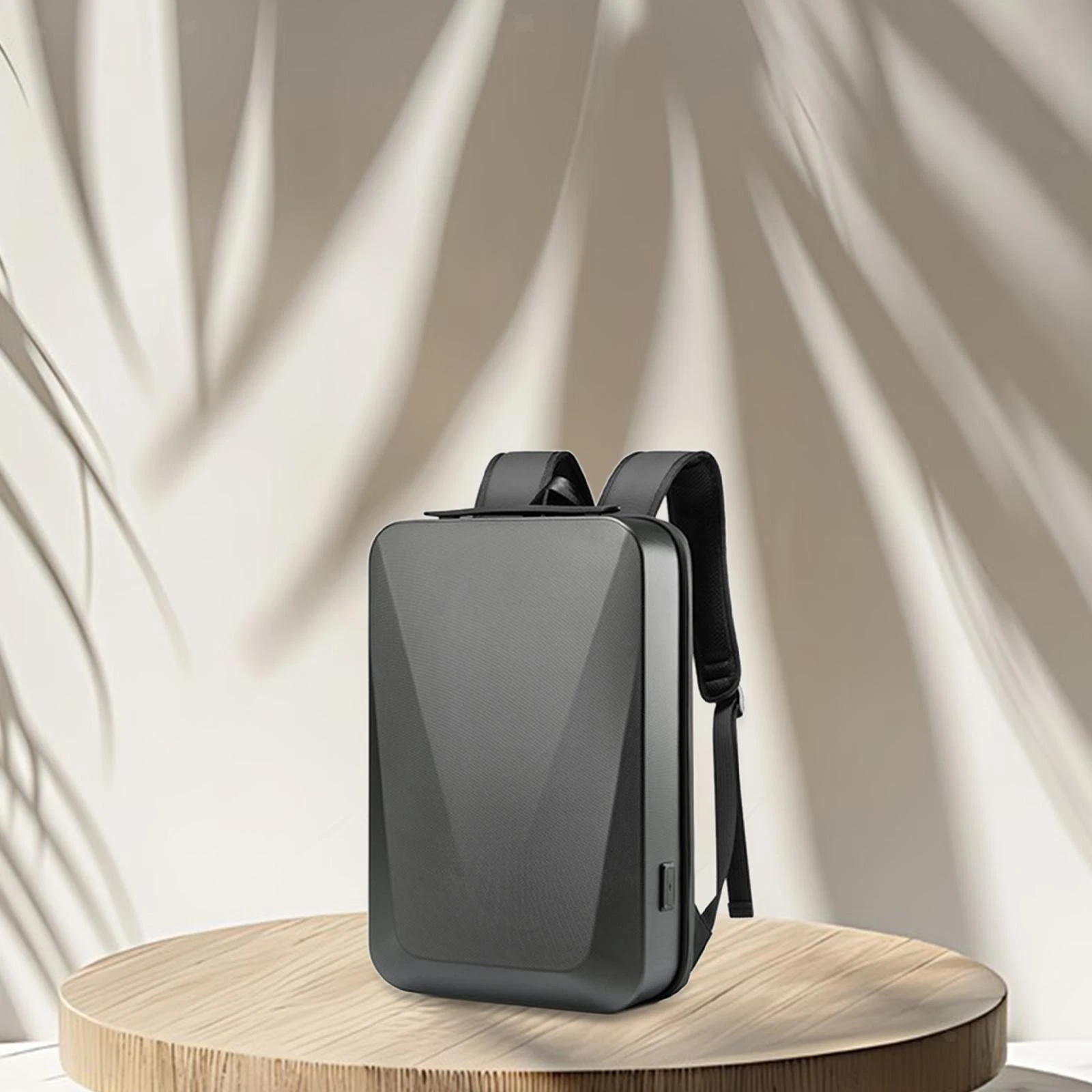 Hard Backpack Convenient Waterproof for Men for Commuting College Work