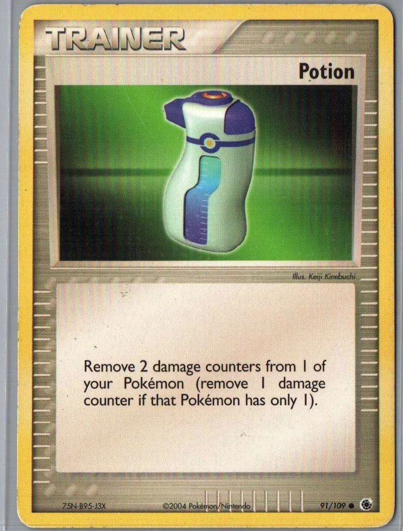 Potion 91 Uncommon EX Battle Stadium Pokemon Moderately Played