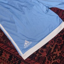 Adidas Baby Blue Athletic Soccer Shorts Mens MD Vtg y2k 90s Rare