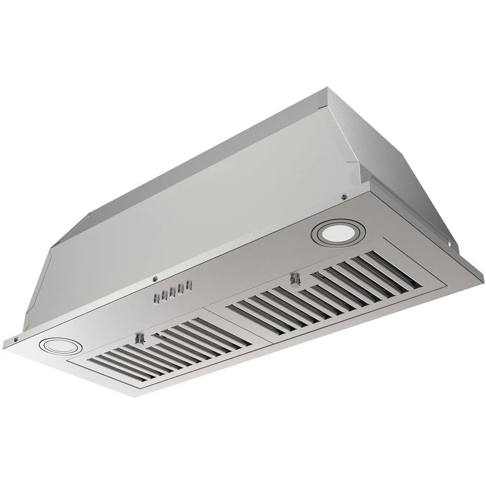 AKDY 30 pulgadas. Campana extractora 343 CFM incorporada con conductos/sin conductos de ventilación de cocina Foto 2 de 4