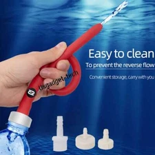 Vaginal Anal Cleaner Clean Shower Latex Enema Tube Anal Cheaning Tool Nozzle