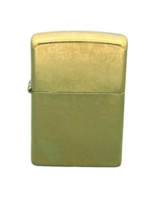 2003 Zippo Lighter D 04 Original Marlboro Box Brass Gold Dust