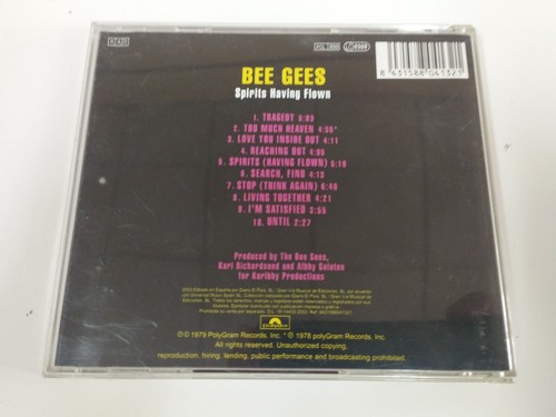 Bee Gees Spirits Having Flown 2003 Polydor Spain Press - CD ESP Am - Imagen 2 de 4
