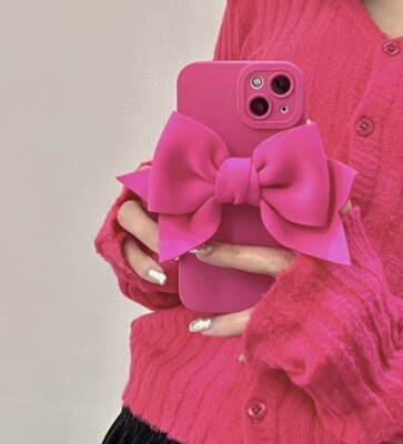 NEW Pretty Pink With A Bow Phone Case Cute iPhone 14 NWT