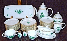 Rare WIEN AUGARTEN (aka WIENER PORZELLAN) Maria Theresia #62-5098, Mozart Shape