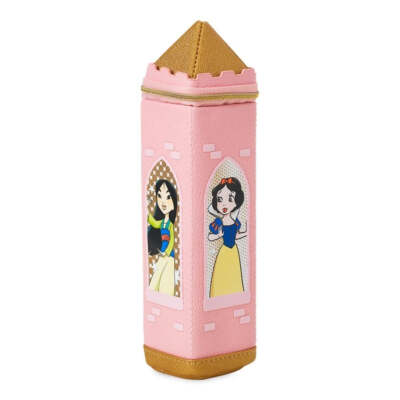 Disney Store Castle Princesses Snow White Belle Cinderella Mulan Pencil Case NIB