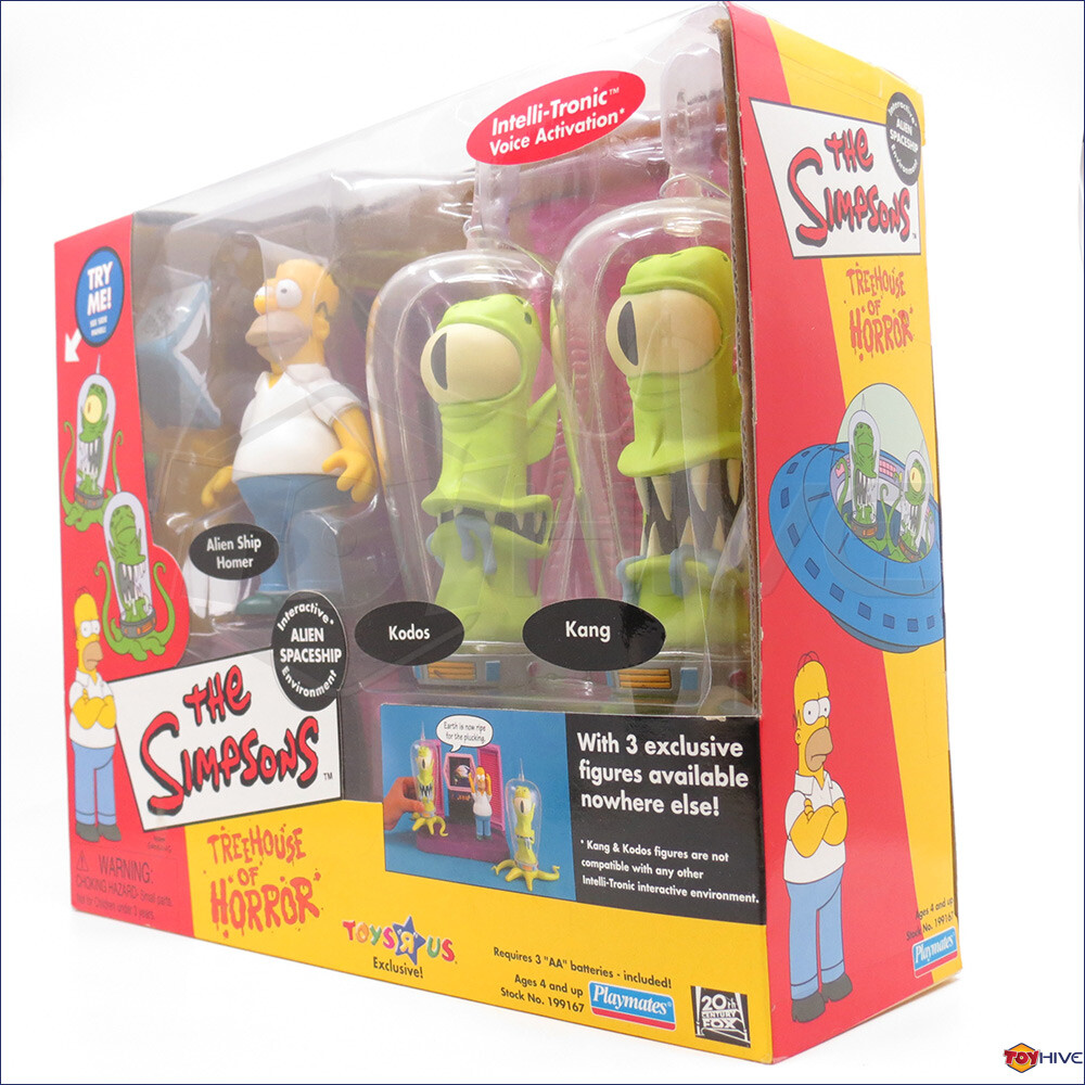 Simpsons Treehouse of Horror Alien Spaceship Homer, Kang and