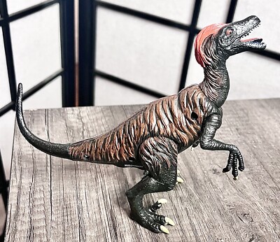 Amazing Detail Velociraptor Kid Galaxy Poseable Dino Dinosaur Toy Figure
