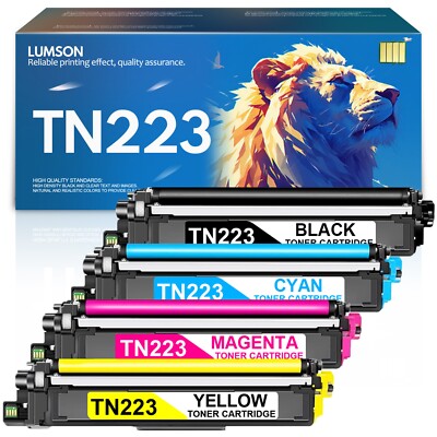 TN223 Toner Cartridge TN227 Replacement for Brother TN 223 BK/C/M/Y HL-L3270CDW