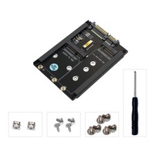 2 in 1 MSATA and B Key/B M Key SSD to 2.5" SATA III with Frame Bracket-Retain