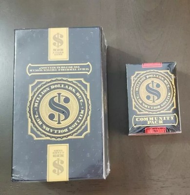 Million Dollars, But Card Game +Community Pack! | Rooster Teeth | FACTORY SEALED