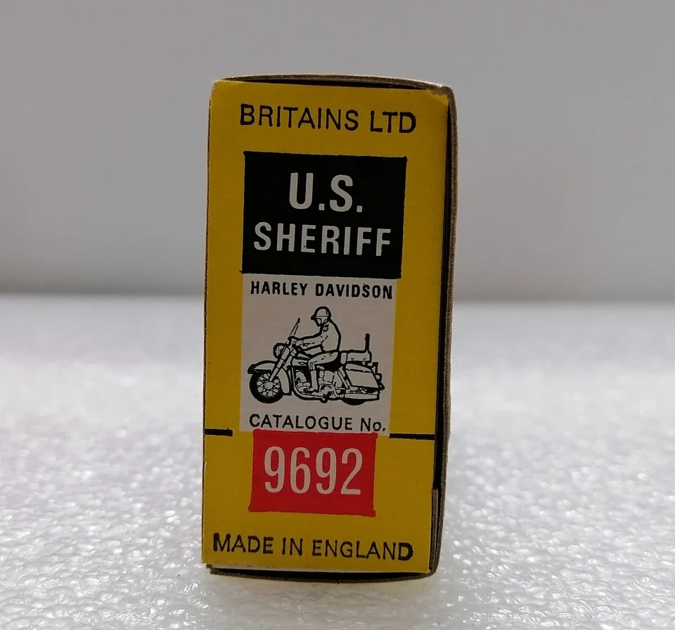 Harley Davidson U.S. Sheriff - Raro De colección Escala 1:32, Gran Bretaña 9692, Inglaterra Foto 3 de 4