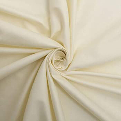 Cotton Sateen Curtain Lining Fabric Ivory Cream Twill 54" wide Per 1m Metre eBay