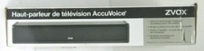 For Parts Zvox Accuvoice Av200 Sound Bar Tv Speaker With Hearing Aid Technology