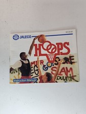 Nintendo NES Manual Only Hoops NES-2B-USA