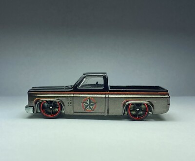 Hot Wheels 83 Silverado Military Rods Custom Made ( Read