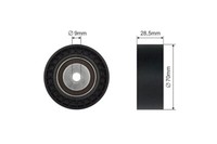 NTY Spannrolle Keilrippenriemen FÜR BMW 5 7 8 (E39 E38 E31) 3.5-4.0 96-04