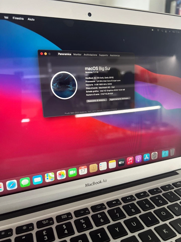 Apple MacBook Air 13" 2015 · i5 · 8GB · 256GB, foto 3 di 3