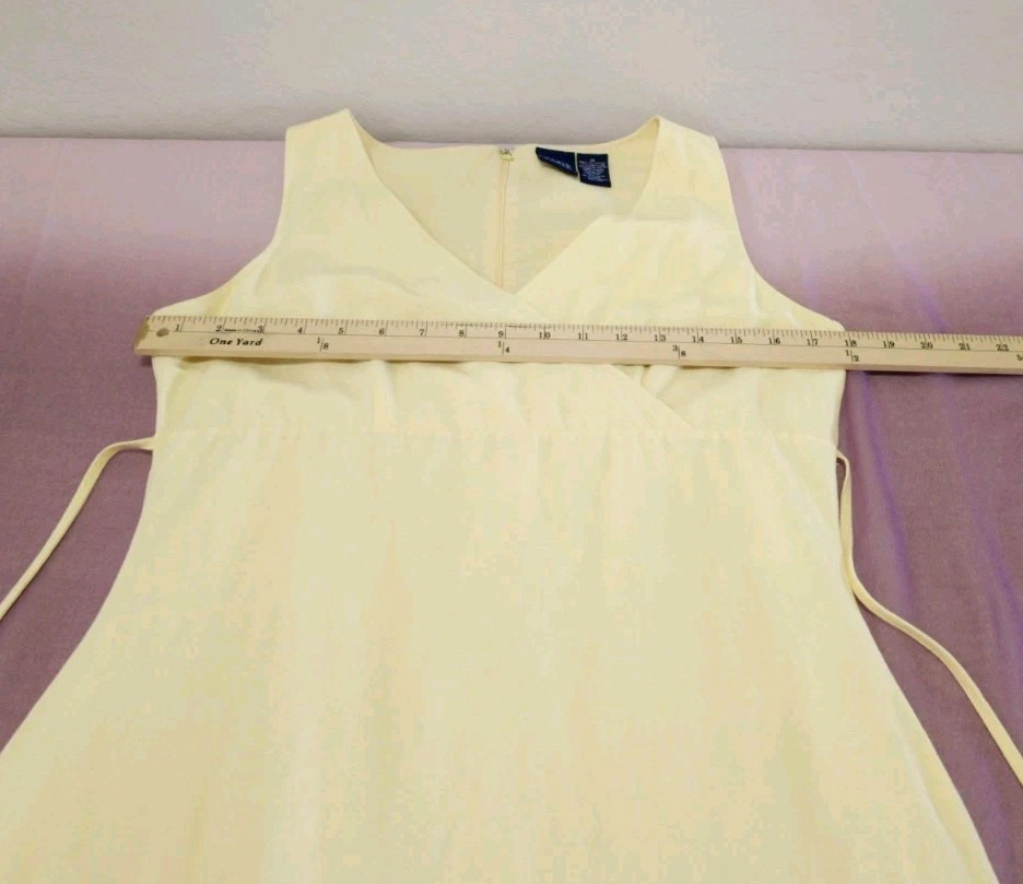 Womens Basic Editions LINEN Rayon Sleeveless Dres… - image 11