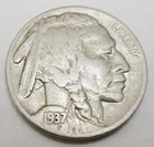 1937 P INDIAN HEAD "BUFFALO" NICKEL   *VF - VERY FINE*   *FREE SHIPPING*