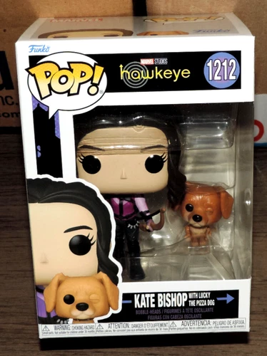Funko Pop! Marvel - Kate Bishop con Lucky The Pizza Dog #1212