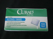 Curad Non-Sterile Alcohol Swabs, 94 Medium, NIB
