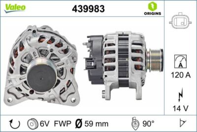 VALEO 439983 Alternator for DACIA,RENAULT