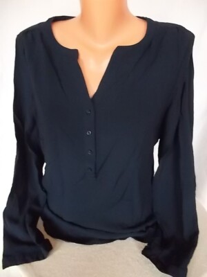 Street One Bluse dunkelblau ohne Muster gr. 44