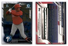 2016 Bowman Chrome Prospects #BCP31 Jhailyn Ortiz - Philadelphia Phillies