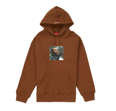 SUPREME MARVIN GAYE HOODED SWEATSHIRT (BRAND NEW W/ OG BAG) ~ SIZE  