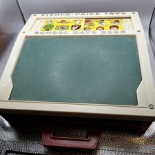 Original 1972 Fisher Price School Days Portable Play Desk Vintage