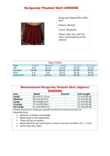 Women's Tartan Pleated Mini Skirt Casual Plaid Check Short Skirts Girls Uniform - Picture 21 of 89