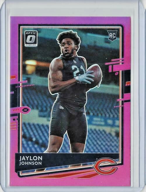 2020 Donruss Optic Pink Prizm Preview RC #273 Jaylon Johnson
