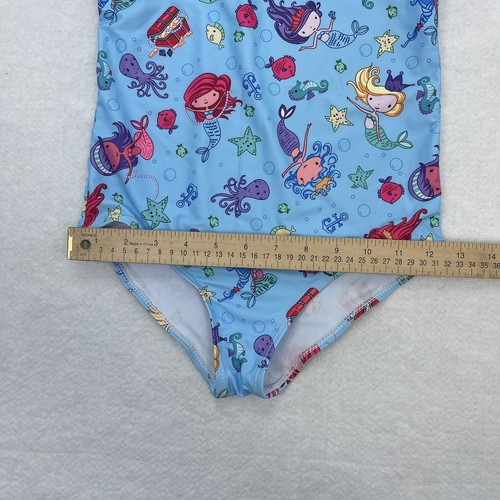 Big Girls' Under The Sea Beach 1-Piece Mermaids Fish Cartoons Light Blue Size XL - Picture 4 of 8